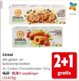 Colruyt Céréal Cookies Chocoladestukjes aanbieding