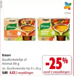 Colruyt Knorr bouillonketeltje kip aanbieding
