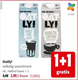 Colruyt Oatly! Halfvol haver aanbieding