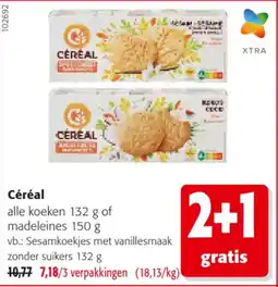 Colruyt Céréal sesamkoekjes met vanillesmaak zonder suikers aanbieding