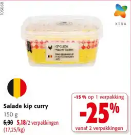 Colruyt Salade kip curry aanbieding