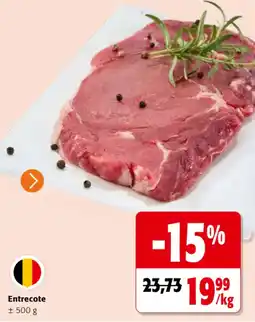 Colruyt Entrecote aanbieding