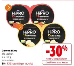 Colruyt Danone hipro aardbeien aanbieding