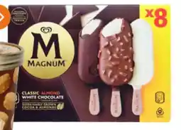 Colruyt Magnum classic almond white chocolate aanbieding
