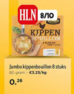 Jumbo Jumbo kippenbouillon 8 stuks aanbieding