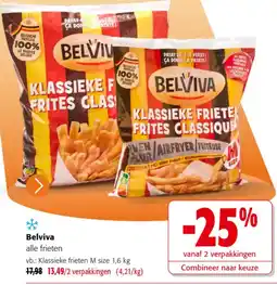 Colruyt Belviva Klassieke frieten M size aanbieding