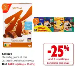 Colruyt Kellogg's aanbieding