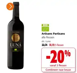 Colruyt Artisans Partisans aanbieding