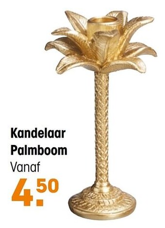 Kwantum Kandelaar palmboom aanbieding
