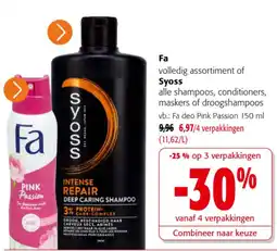Colruyt Fa of Syoss aanbieding