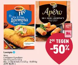 Delhaize Loempia aanbieding