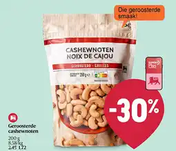 Delhaize Geroosterde cashewnoten aanbieding