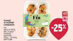 Delhaize Scampi of maaltijdcomponent aanbieding