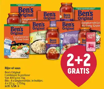 Delhaize Rijst of saus aanbieding
