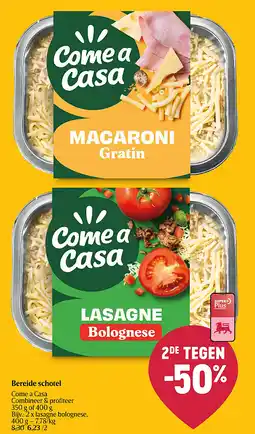 Delhaize Bereide schotel aanbieding