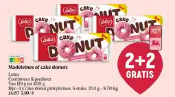 Delhaize Madeleines of cake donuts aanbieding