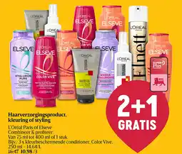 Delhaize Haarverzorgingsproduct, kleuring of styling aanbieding