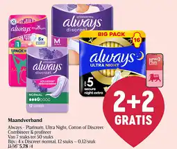 Delhaize Maandverband aanbieding