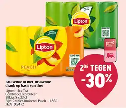 Delhaize Bruisende of niet-bruisende drank op basis van thee aanbieding