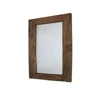Leen Bakker HSM Collection spiegel - naturel - 100x100x10 cm - Leen Bakker aanbieding