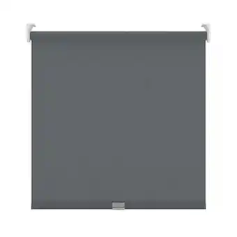 Leen Bakker Rolgordijn koordloos lichtdoorlatend - antraciet - 150x190 cm - Leen Bakker aanbieding