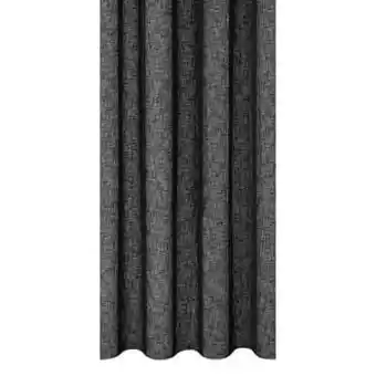 Leen Bakker Voile Robert - zwart - Leen Bakker aanbieding