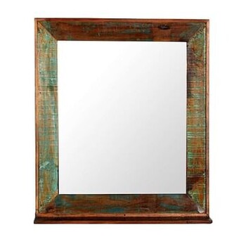 Leen Bakker Spiegel Cevio - veelkleurig - 79x68x8 cm - Leen Bakker aanbieding