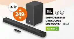 Expert JBL Soundbar met Draadloze Subwoofer SB595 aanbieding