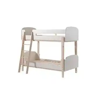 Leen Bakker Vipack stapelbed Kiddy - wit - 203,6x96x175 cm - Leen Bakker aanbieding