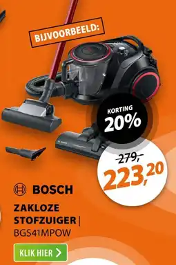 Expert Bosch Zakloze Stofzuiger aanbieding