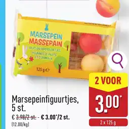 ALDI Marsepeinfiguurtjes 5 st. aanbieding