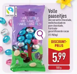 ALDI Volle paaseitjes aanbieding