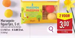 ALDI Marsepein- figuurtjes, 5 st. aanbieding