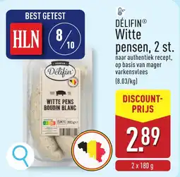 ALDI Délifin witte pensen, 2 st. aanbieding