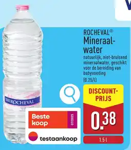ALDI Rocheval mineraal- water aanbieding