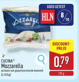 ALDI Cucina mozzarella aanbieding