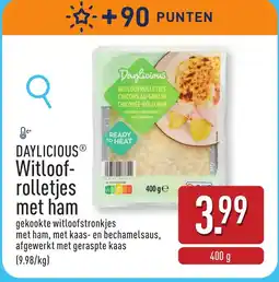 ALDI Dayliciousⓡ witloof- rolletjes met ham aanbieding