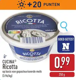 ALDI Cucina ricotta aanbieding