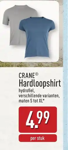 ALDI Crane hardloopshirt aanbieding