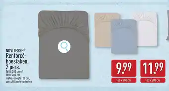 Novitesse renforcé- hoeslaken, 2 pers.