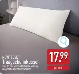 ALDI Novitesse traagschuimkussen aanbieding