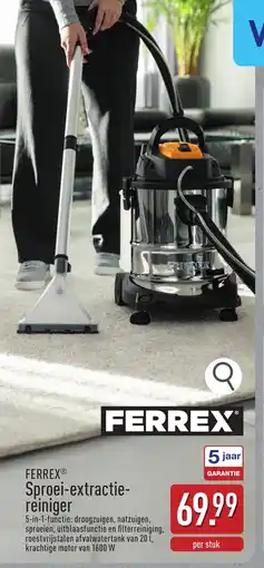 ALDI Ferrex sproei-extractie-reiniger aanbieding