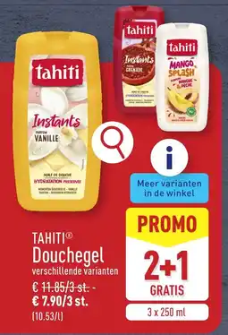 ALDI Tahiti douchegel aanbieding
