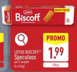ALDI Lotus biscoff speculoos aanbieding