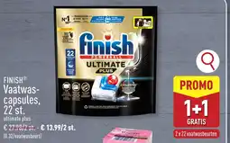 ALDI Finish vaatwas- capsules, 22 st. aanbieding