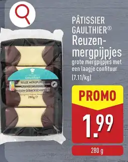 ALDI Pâtissier gaulthier reuzen- mergpijpjes aanbieding