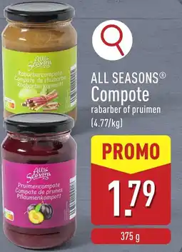 ALDI All seasons compote aanbieding