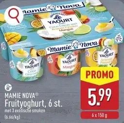 ALDI Mamie nova fruityoghurt, 6 st. aanbieding