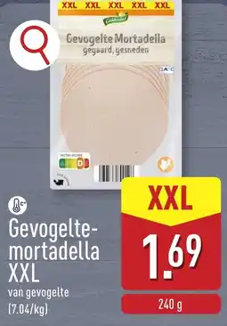 ALDI Gevogelte mortadella xxl aanbieding