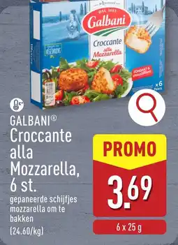 ALDI Galbani croccante alla mozzarella, 6 st. aanbieding